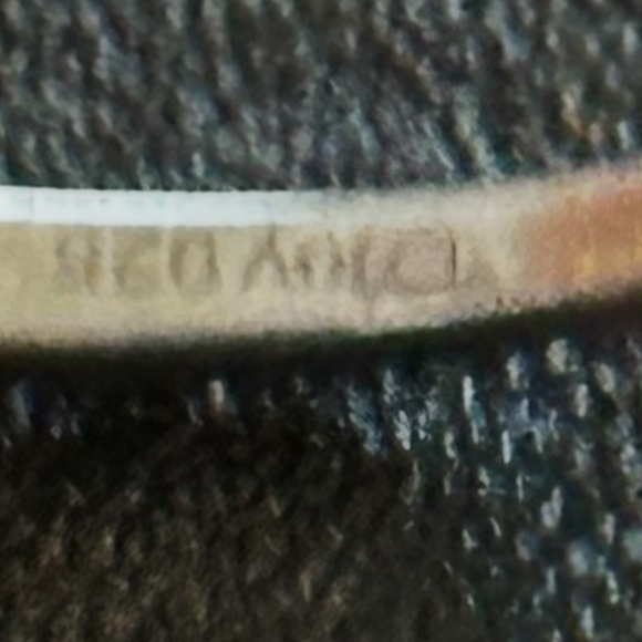 925 Sterling silver ring rectangular Mojave Blue Turquoise NWOT - Picture 14 of 15